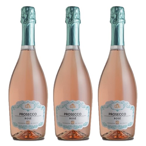 Cantina Del Garda Rose Prosecco DOC 75cl Treble Bottle Set 3x75cl